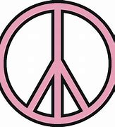 Image result for Pink Peace Sign Clip Art