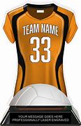 Image result for Orange Volleyball Jersey