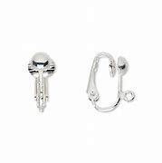 Image result for Hinged Clip On Earrings