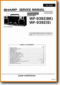 Image result for Sharp Wf939 Service Manual