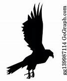 Image result for Soaring Eagle Silhouette