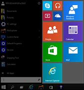 Image result for Start Menu Apps Windows 10