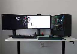 Image result for Dual Monitor Computer Workstation