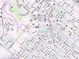 Image result for Scranton PA Map