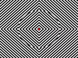 Image result for Red Dot Optical Illusion
