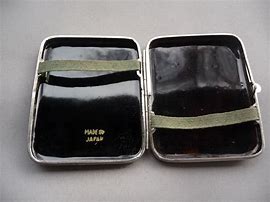 Image result for Japanese Metal Cigarette Case