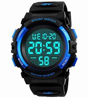 Image result for Waterproof Blue Watch