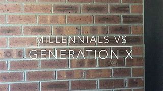 Image result for Gen X vs Millennials