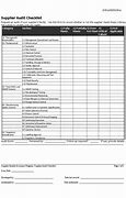 Image result for Supplier Audit Schedule