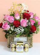 Image result for Happy Birthday Flowers and Chocolates