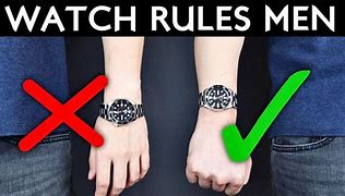 Image result for Wearing a Watch
