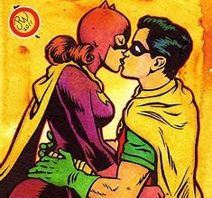 Image result for Batman and Robin Poison Ivy Kiss