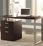 Image result for Office Desk with Front Cabinet