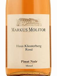 Image result for Markus Molitor Pinot Noir Haus Klosterberg Rose