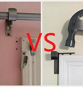 Image result for No Screw Curtain Rod Brackets