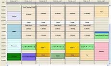 Achieve Planner Sample Time Chart Shown In The Background