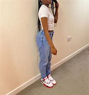 Image result for Red Jordan 6s Outfits Black Girls