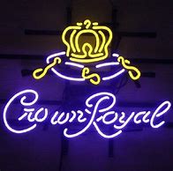 Image result for Crown Royal Neon Sign