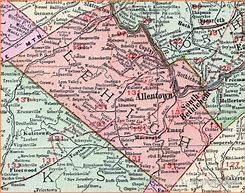 Image result for Allentown Area Map