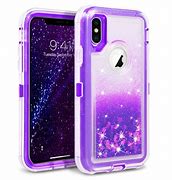 Image result for iPhone X Purple Glitter Case