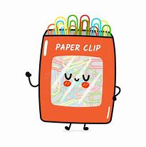 Image result for Cute Paper Clip Cartoon