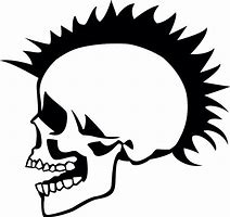 Image result for Punk Skull Design