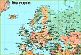 Image result for Europe Map with All Cities