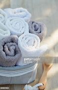 Image result for Rolled Towels Top View