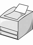 Image result for Printer Cartoon Black and White