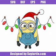 Image result for Christmas Minion SVG