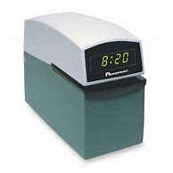 Image result for Battery Powered Time Clock