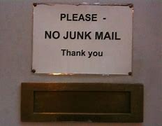 Image result for No Junk Mail Sticker