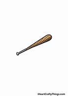 Image result for Baseball Bat Drawing