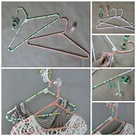 Image result for Plastic Clothes Hanger Crafts