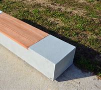 Image result for Stone Block Bench