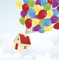 Image result for Flying House Cartoon