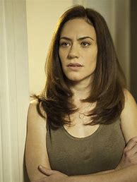 Image result for Maggie Siff Leather Jacket
