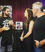 Image result for Stephanie McMahon Seth Rollins