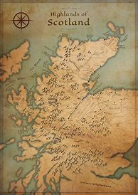 Image result for Old Scotland Map