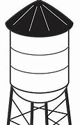 Image result for Water Tower Clip Art