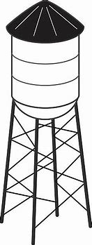 Image result for Water Tower Drawing Cartoon