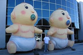Image result for Giant Inflatable Baby