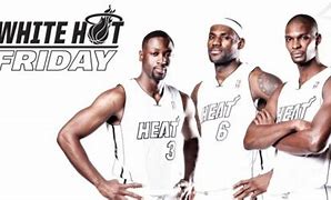 Image result for Miami Heat White Hot Jersey