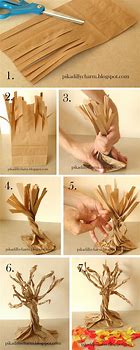 Image result for Paper Bag Tree Craft