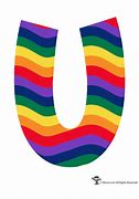Image result for Rainbow Letter U