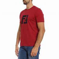 Image result for Fendi Red Logo T-Shirt