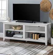 Image result for White TV Stand Wooden