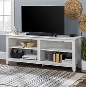 Image result for Large White TV Stand