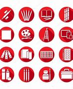 Image result for Art Supplies Icon