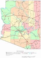 Image result for Free Printable Map of Arizona